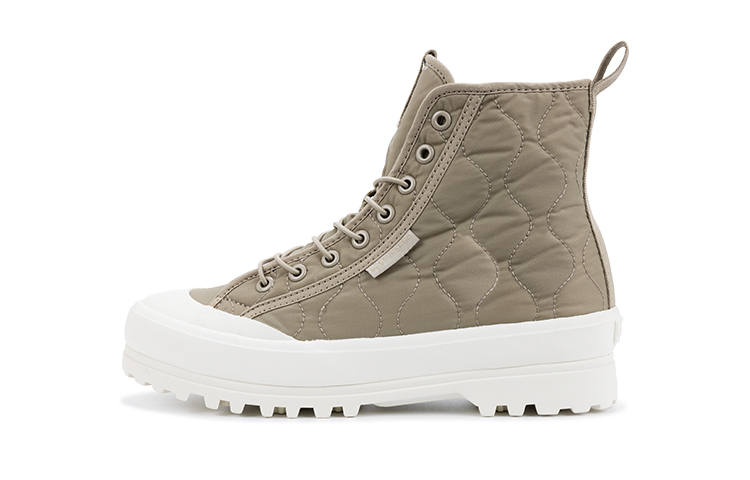 SUPERGA SUPERGA Polyester Short Combat Boots Women's Matcha