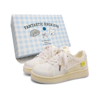 FANTASTIC XBOX Microfiber Leather Low top Skateboard Shoes Women's