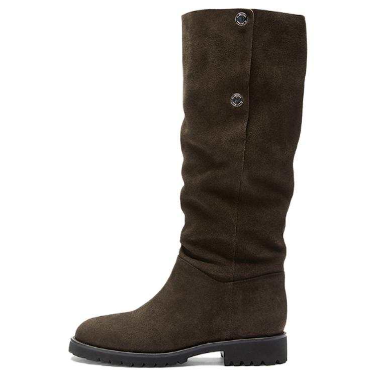LE SAUNDA Le Saunda Cow Split Leather Knee high Boots Women's