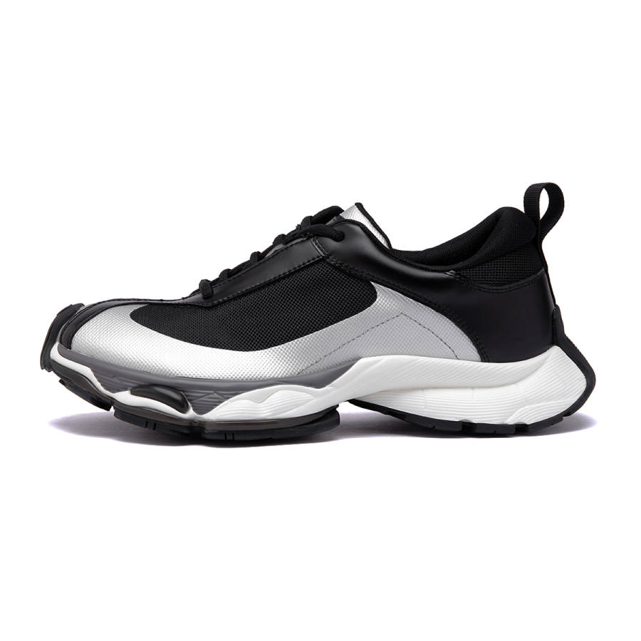 JOSINY Fabric Cushioning Slip Resistant Breathable Height Increasing Low top Casual Shoes Men's