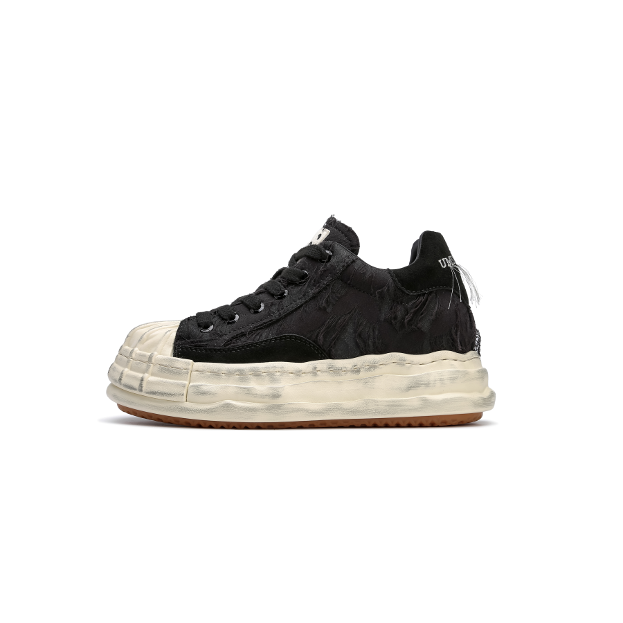 XIONGMAOMUMU Invisible Hidden Wedge 8CM Cow Leather, Textile Cushioning Balance Lightweight
