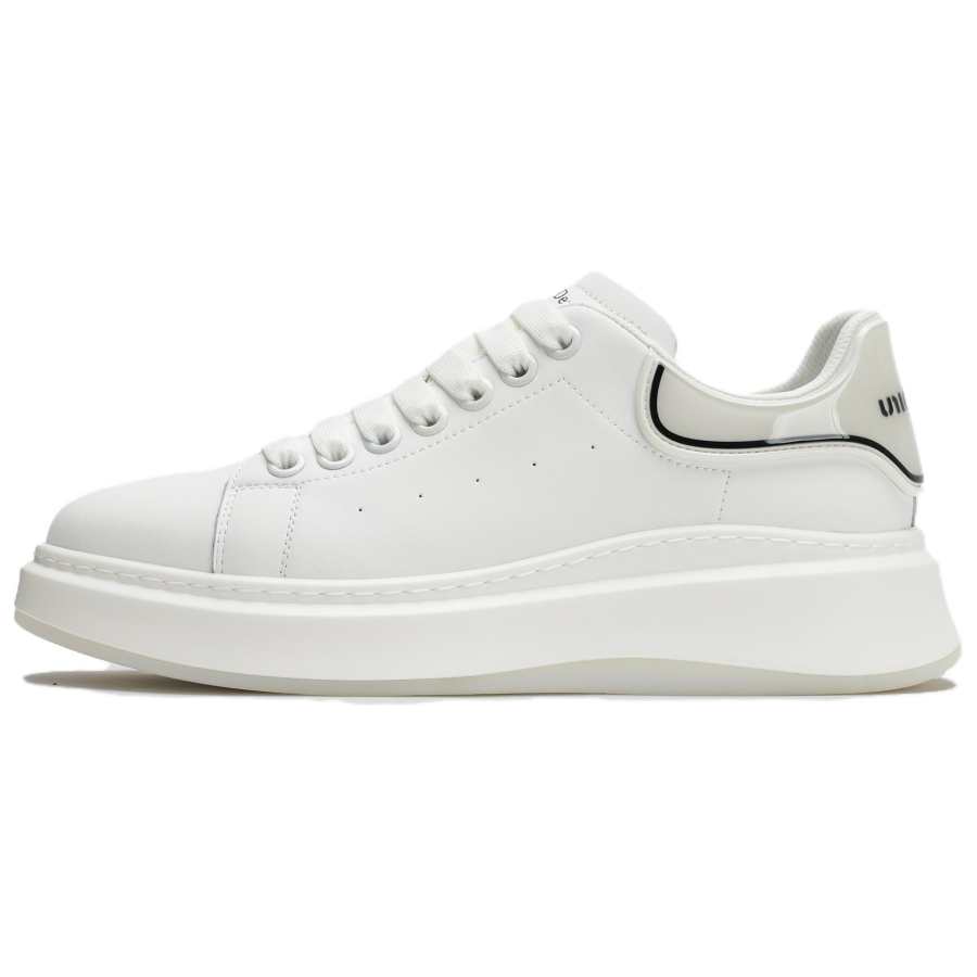 DENIERSEN Men's Casual Shoes Men's Low Top White/Baishase