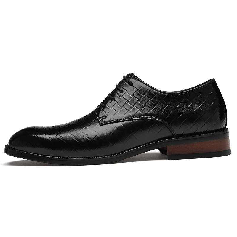 DILIKAN Dress Shoes Men's Low Top Black/Brown