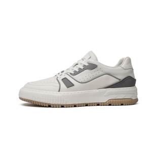 LAILE Cow Leather Slip Resistant Low top Skateboard Shoes Men's