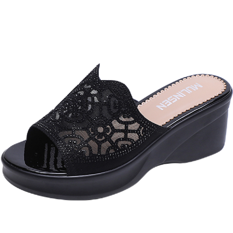 Mulinsen Odor Resistant, Abrasion Resistant Slide Slippers Women's