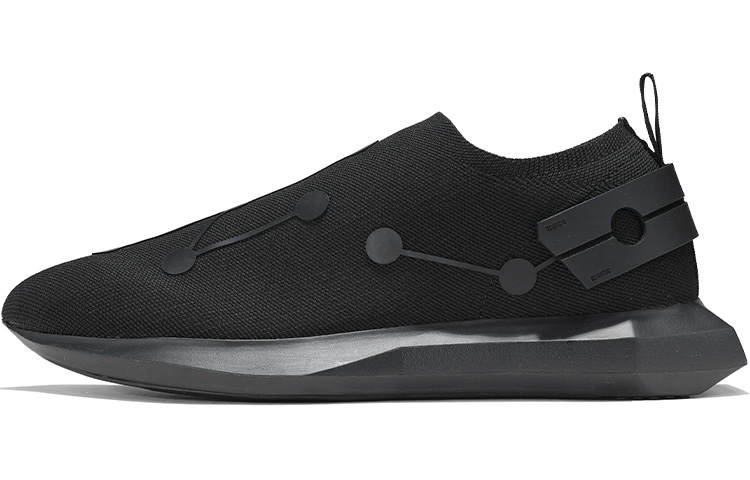 NORVINCY Fabric Casual Shoes Unisex Black