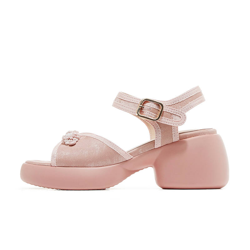 JOSINY Synthetic Leather One Strap Sandals 6.5cm Women's