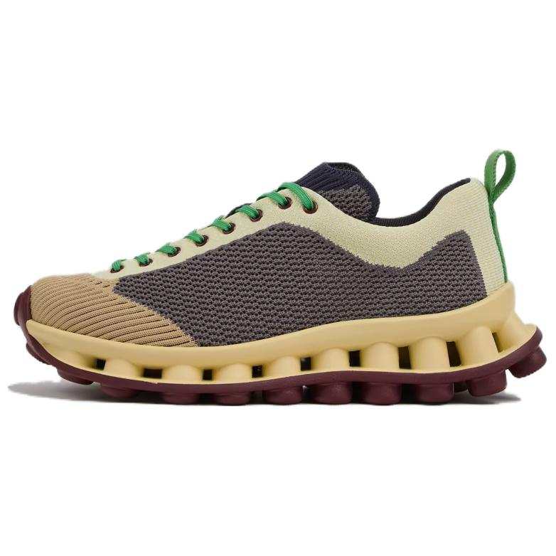 CAMPER PELOTISSIMA Comfortable And Trendy Slip Resistant Slip Resistant Low top Casual Shoes Women's Yellow Gray