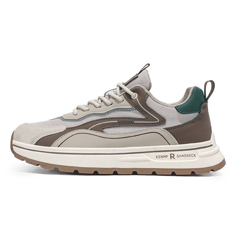 SENGUIBUCK SENGUIBUCK Microfiber Leather Low top Chunky Sneakers Men's