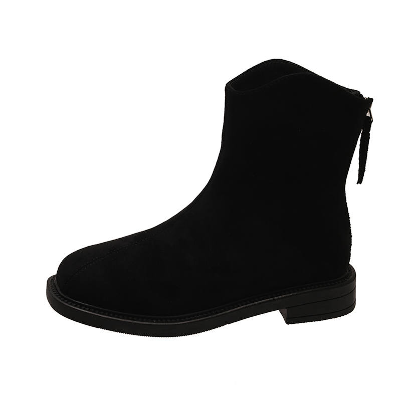 GONGNIUMEILI Ankle Boots Women's Black/Khaki/Brown