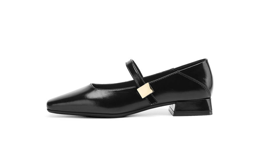 HLA Chunky Heel Mary Jane Shoes Women's