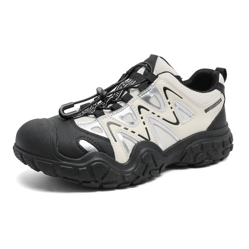 KUNGFUDEER Low top Casual Shoes Unisex Black White