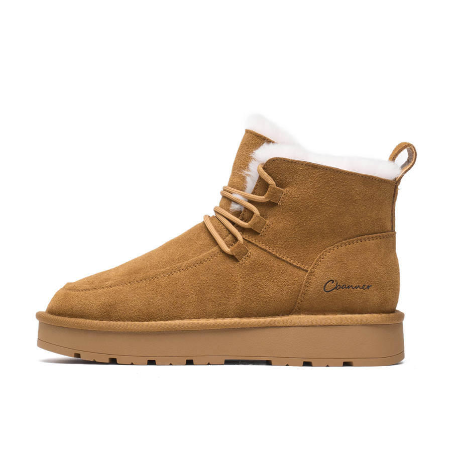 C°BANNER C°BANNER 10cm Snow Boots Men's Camel
