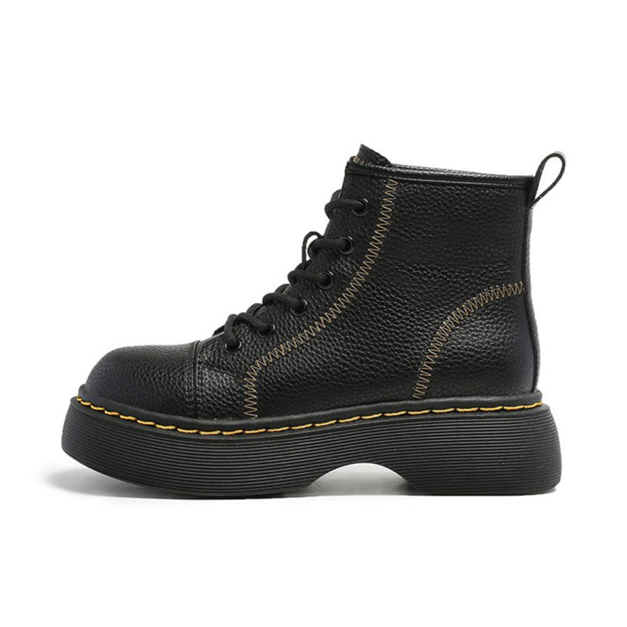 BOJUEMAO Short Combat Boots Women's