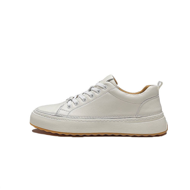 Devanro Devanro Top Grain Cow Leather Abrasion Resistant Breathable Low top Skateboard Shoes Men's