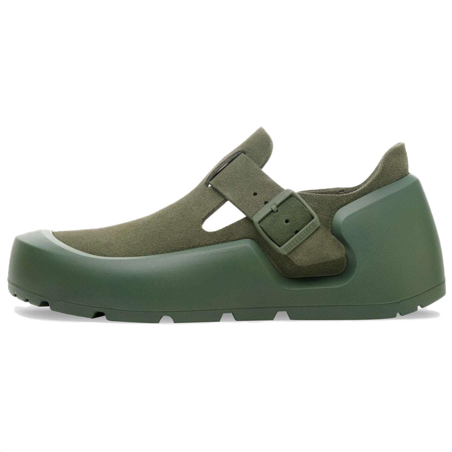 Birkenstock Reykjavik buckle-strap nubuck-leather sneakers