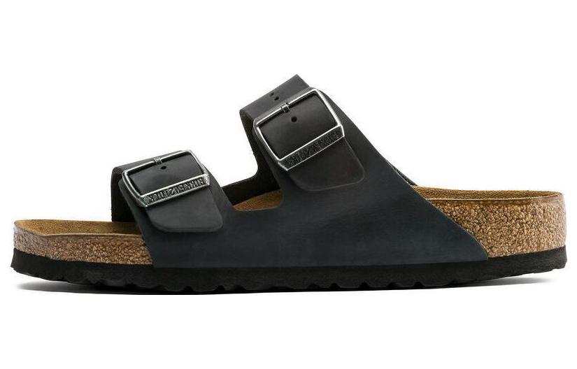 Birkenstock Arizona Soft Footbed Slide Slippers Unisex Black Regular