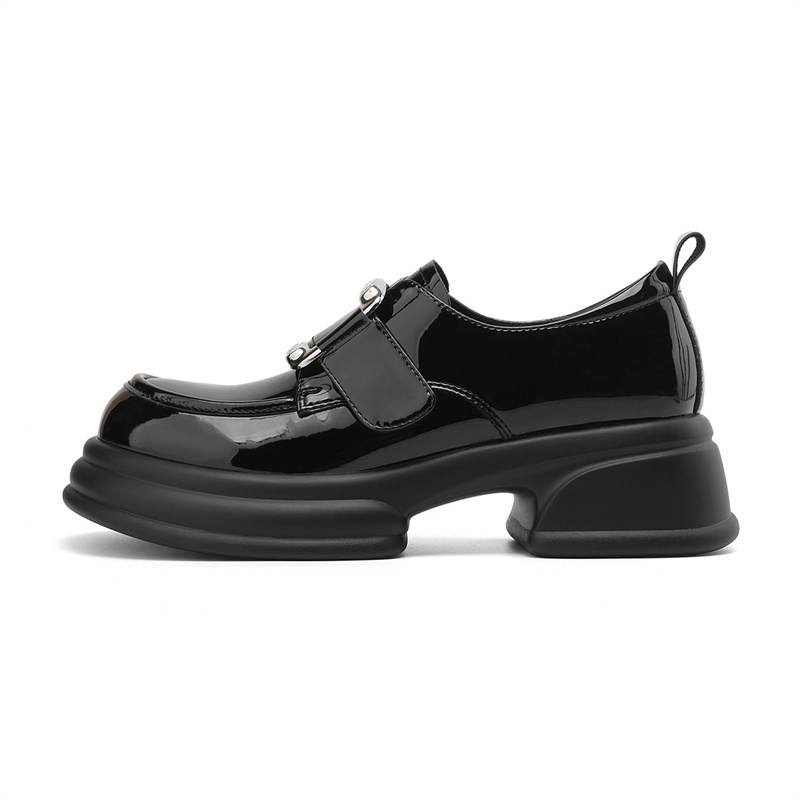 DAPHNE DAPHNE PU Synthetic Leather Loafers 5.3CM Women's