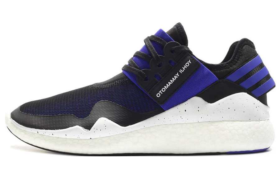 Y-3 Adidas x Y 3 Y3 Retro Boost Low top Sports Casual Shoes Men's Black Blue