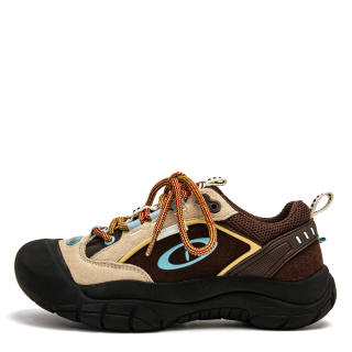 OICIRCLE Earthy Collection Cow Suede Low top Mountaineering & Hiking Shoes Women's Maris Sal Milk Coffee
