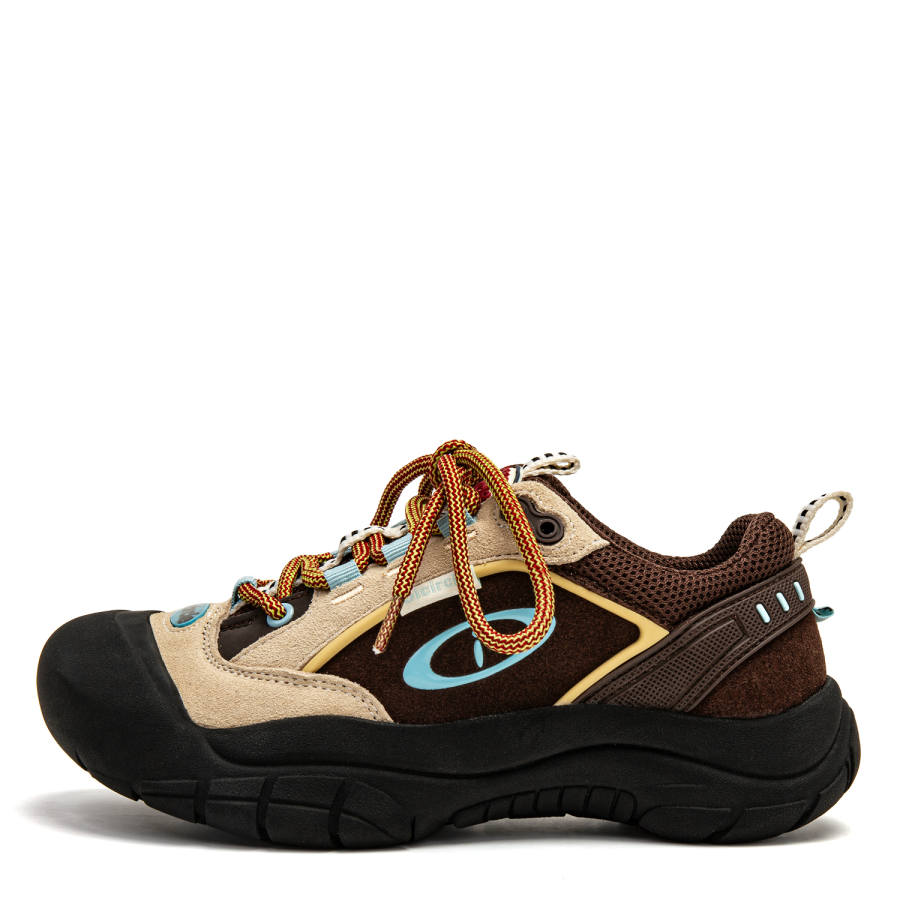 OICIRCLE Earthy Collection Cow Suede Low top Mountaineering & Hiking Shoes Women's Maris Sal Milk Coffee