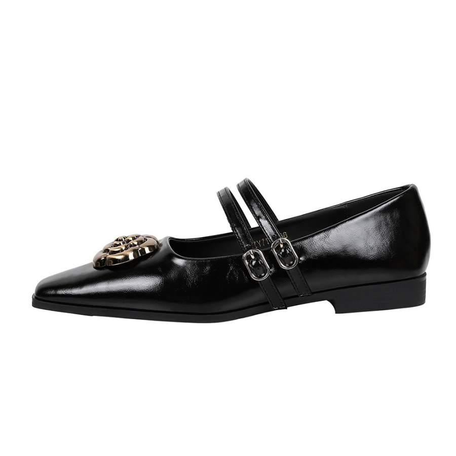 QITUMAUL Chunky Heel Mary Jane Shoes Women's
