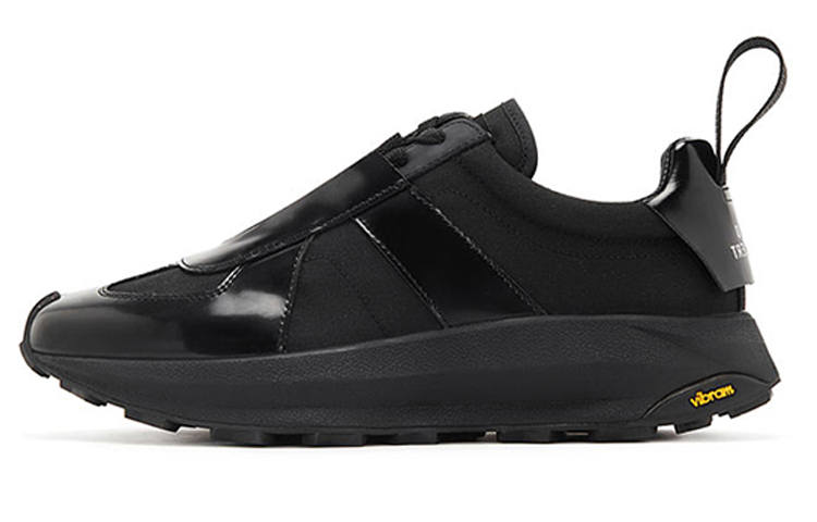 CHOCO CONCERT Cow Leather Low top Stylish Skateboarding Shoes Unisex Black