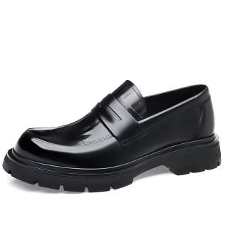 Xiwencha Loafers Men's Black/Brown