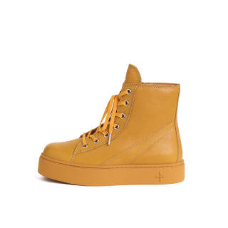 SMFK Cow Leather High top Skateboard Shoes Women's