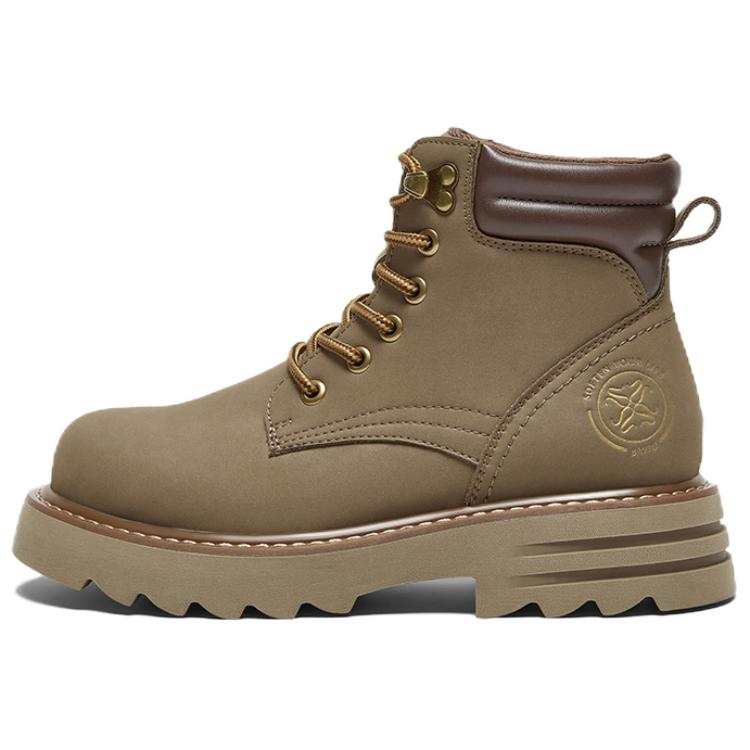 BASTO BASTO Combat Boots Women's Khaki Green/Camel