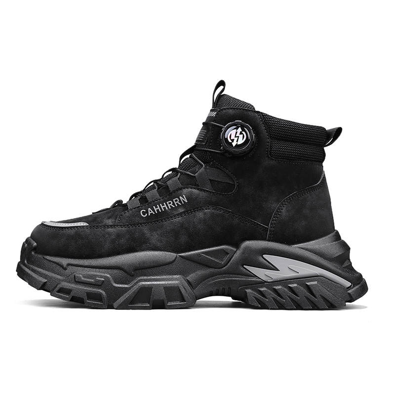 GONGNIUMEILI PU Short Combat Boots Men's