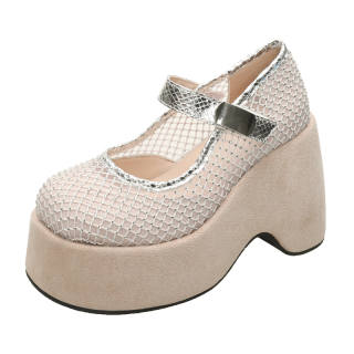 Alxnan Pu Platform Mary Jane Shoes Women's