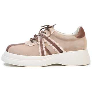 R'AZZURRO Cow Leather Casual Shoes Women's