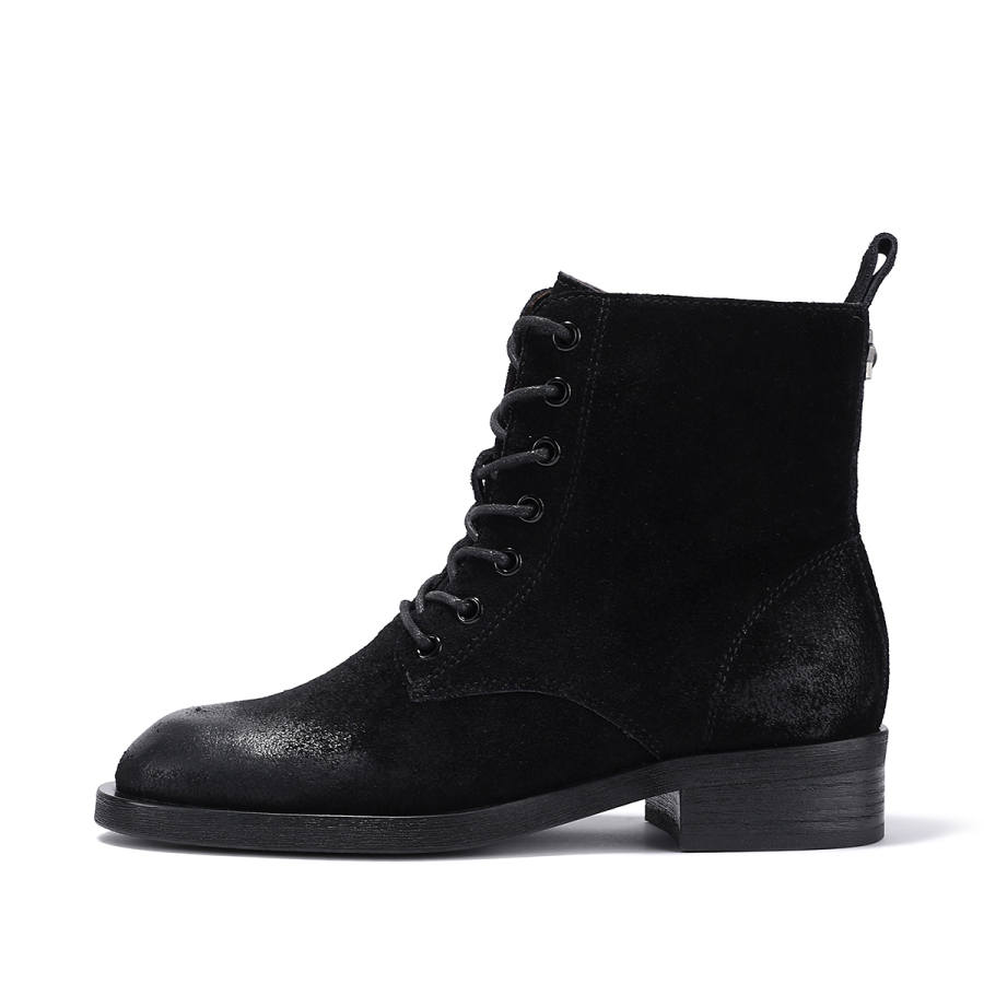 BELLALILY Ankle Boots Women's Coffee, Black