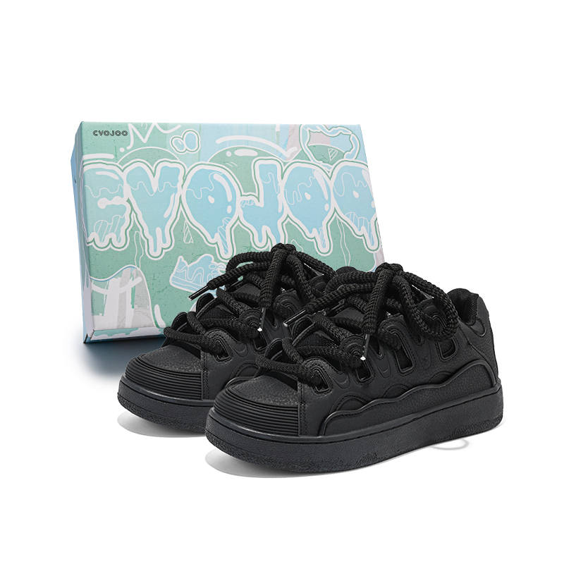 CVOJOO Puffy Shoes Low top Skateboard Shoes Unisex