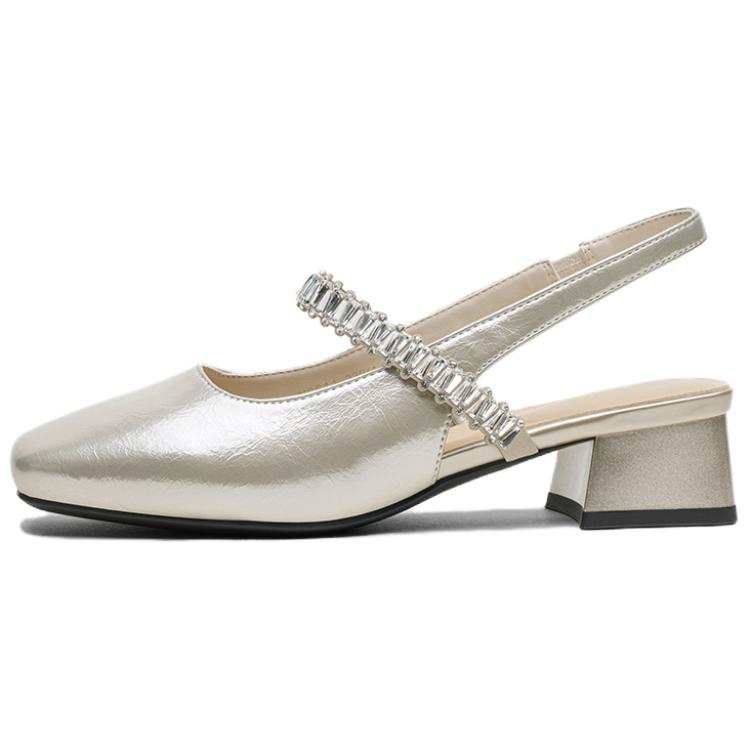 BASTO Chunky Heel High Heels 4cm Women's