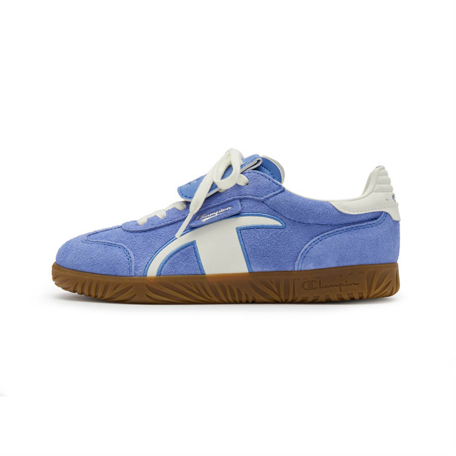 Champion Champ T Trainer T Head Army Trainers Low top Skateboard Shoes Men's Blue