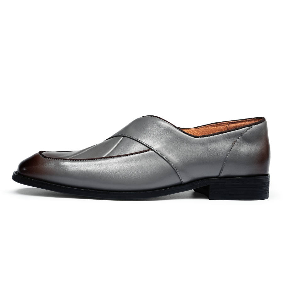ASTON M.JAZZ Cow Leather Casual Shoes Men's