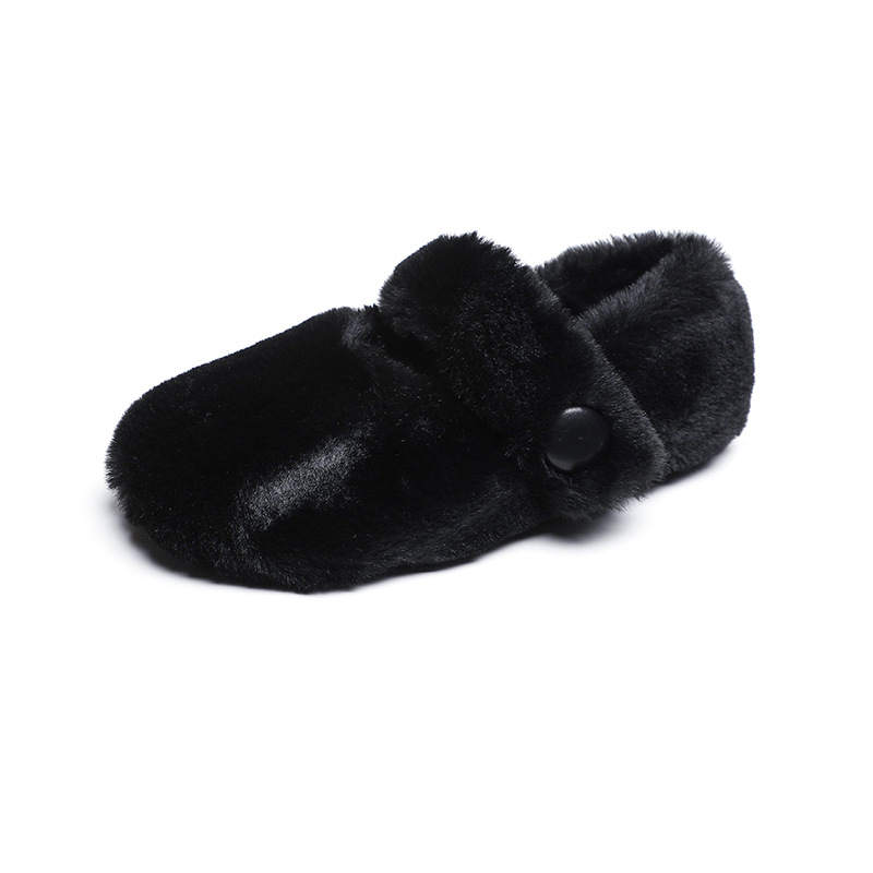 QITUMAUL Fluffy, Fleece Lined, Elegance Elegant Casual Shoes Women's