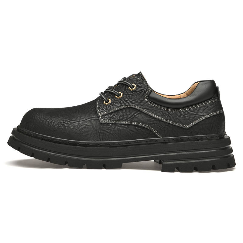 LAORENTOU Microfiber Leather Outdoor Casual Shoes Men's