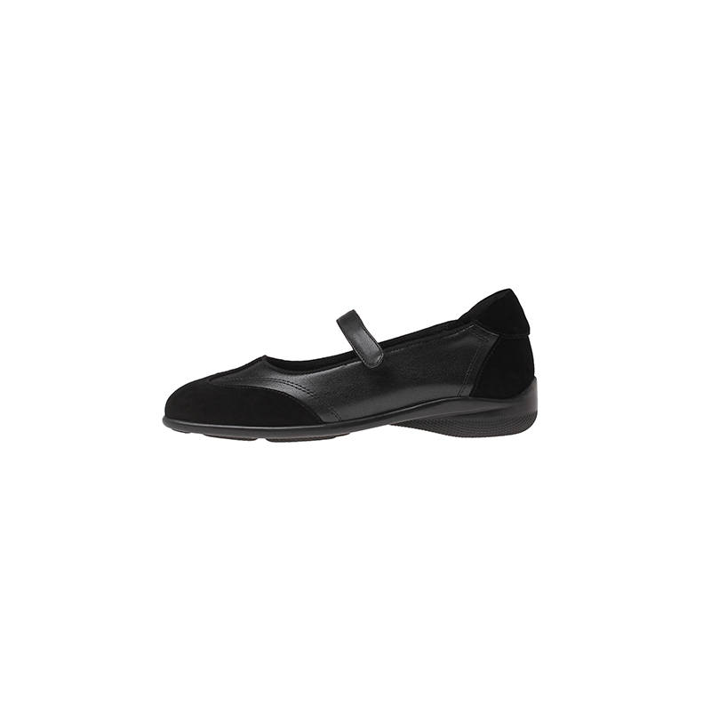 HONGYANGLIN Sheepskin Mary Jane Shoes Women's