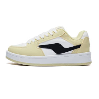 Kalinsd Microfiber Leather Abrasion Resistant Abrasion Resistant Low top Skateboard Shoes Women's