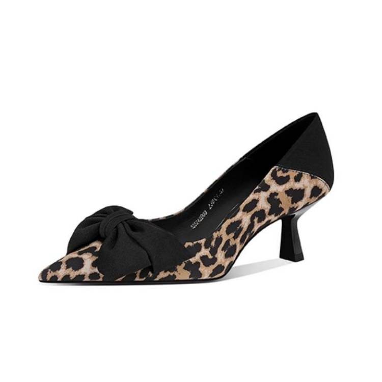 JESSICA SOPHIA Flared Heel High Heels 5.5cm Women's