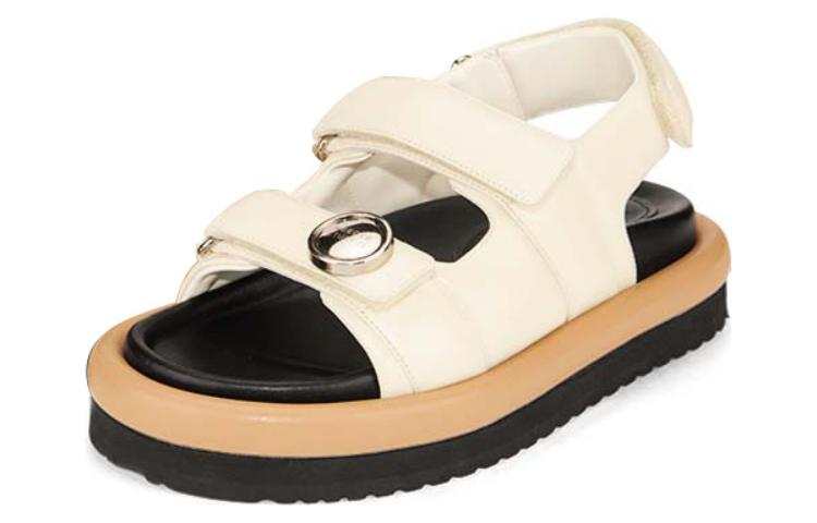 NEEDLE STUDIO Leather Stylish Sandal Women's Ecru