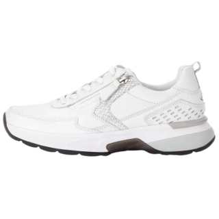 Gabor Rollingsoft Leather Low top Casual Shoes Women's White