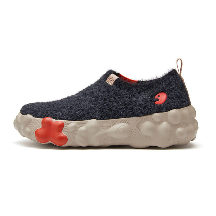 U.IN Toledo Family Black Gray Collection Casual Shoes Unisex