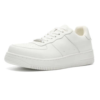 V ZERO FIVE White Sneakers Microfiber Leather Slip Resistant Abrasion Resistant Balance