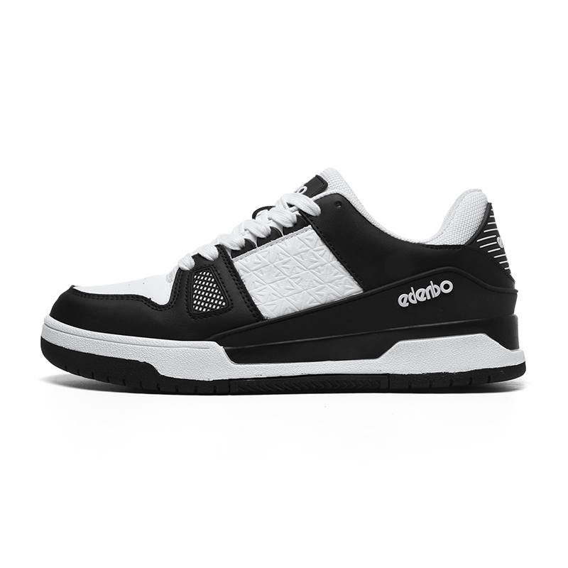 EDENBO Slip Resistant Abrasion Resistant Slip Resistant Abrasion Resistant Low top Skateboard Shoes Men's