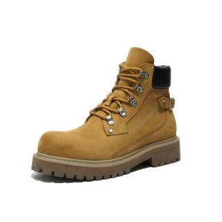 EBLIS HUNGI PU Short Combat Boots Men's