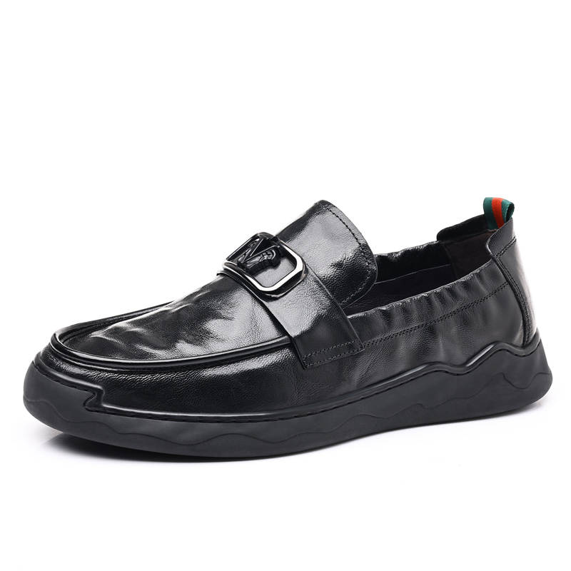 XIAOTOULANG Top Grain Cow Leather Casual Shoes Men's